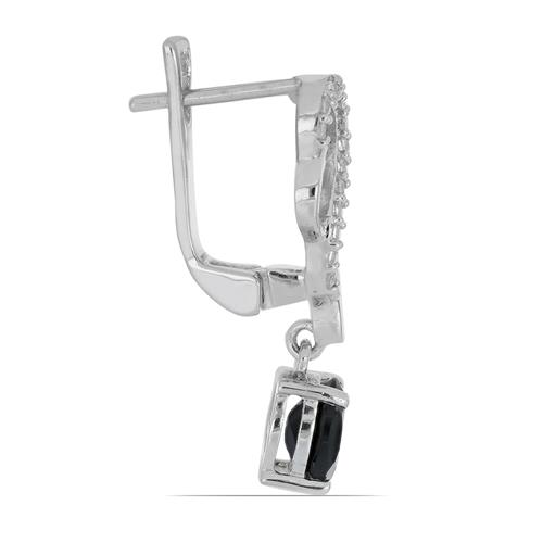 BUY 925 SILVER BLACK ONYX GEMSTONE EARRING